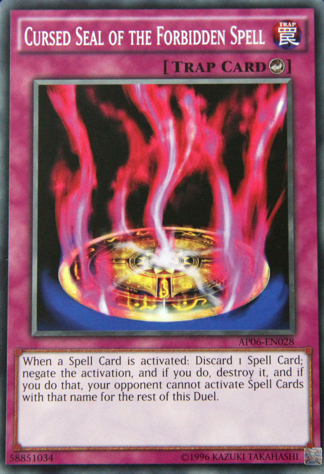 Cursed Seal of the Forbidden Spell [AP06-EN028] Common