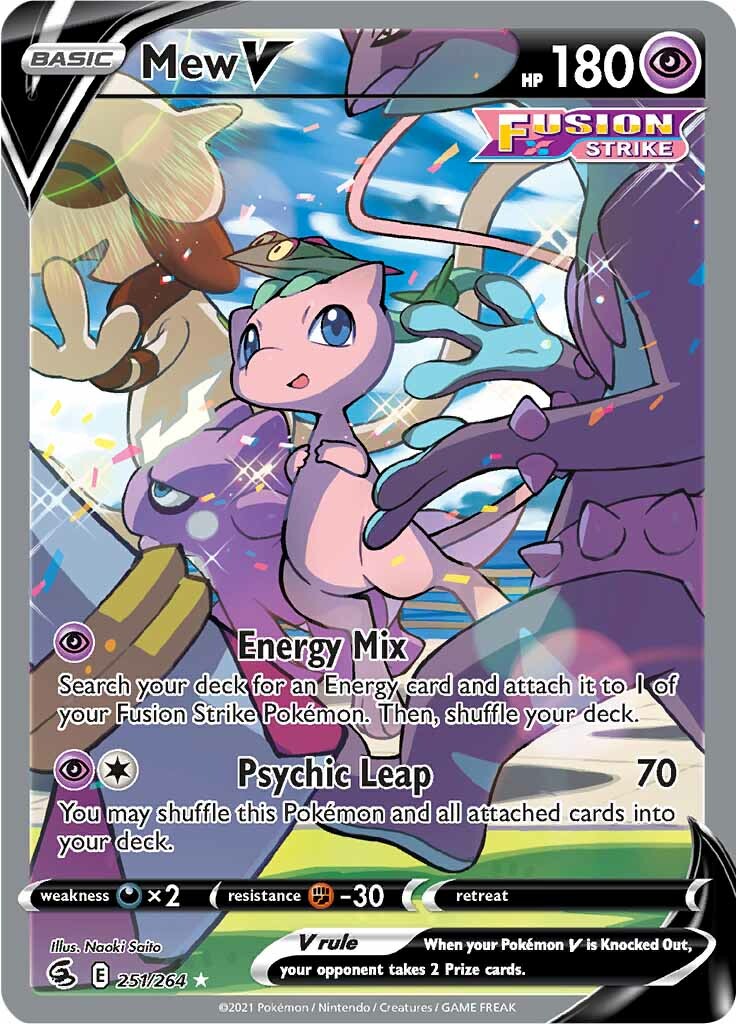 Mew V (251/264) [Sword & Shield: Fusion Strike]