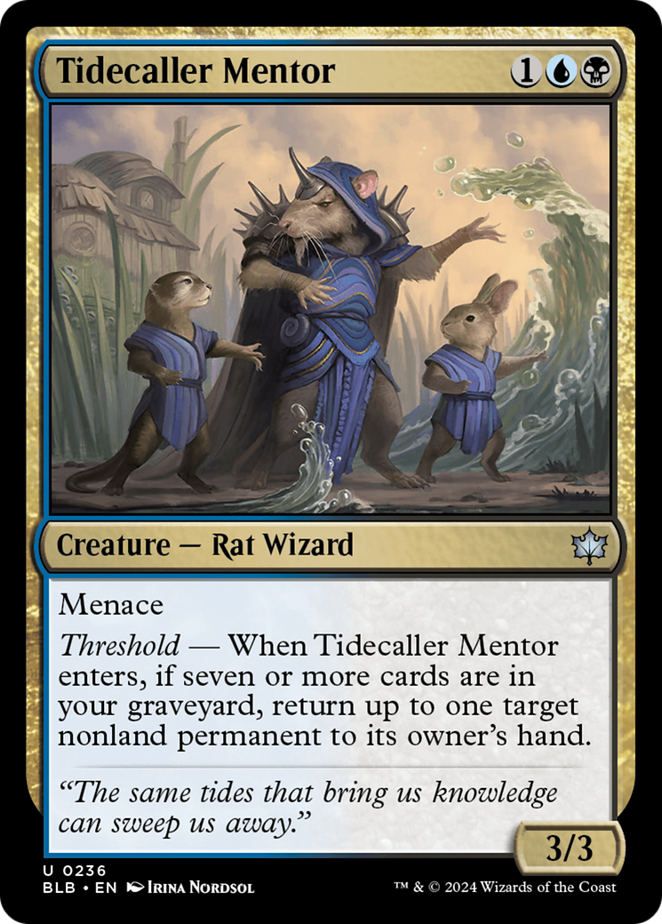 Tidecaller Mentor [Bloomburrow]