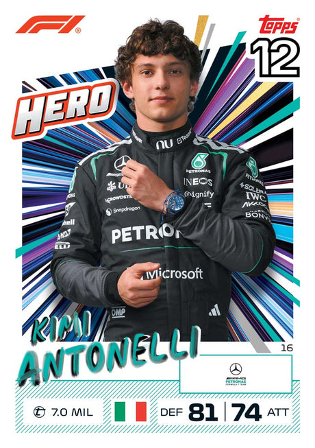 F1 Topps Turbo Attax 2026 Trading Cards Booster Pack