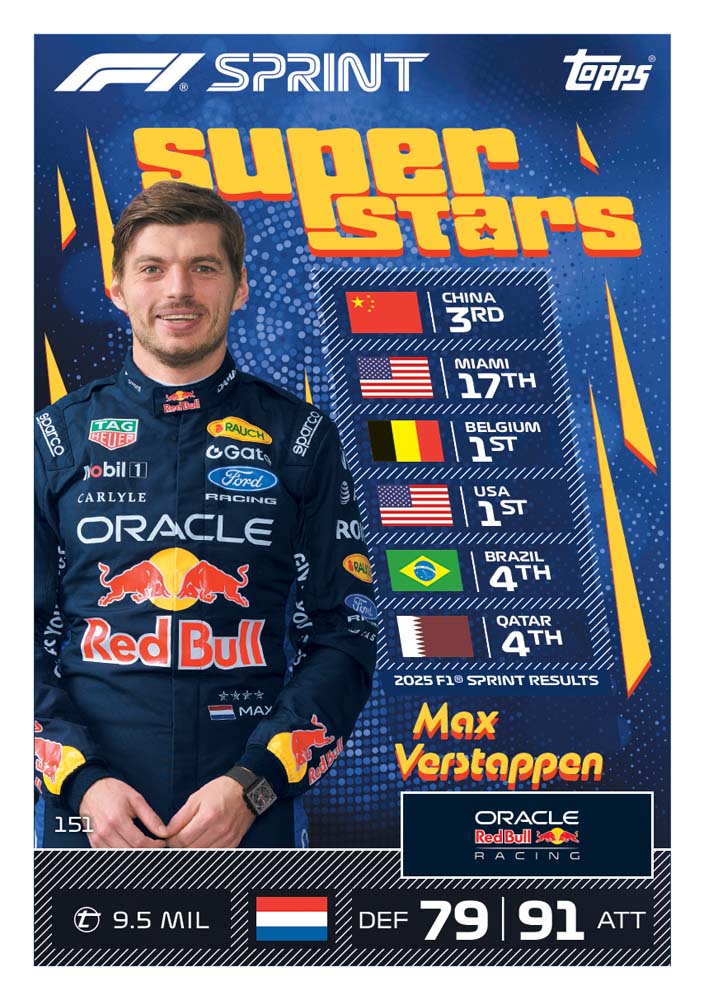 F1 Topps Turbo Attax 2026 Trading Cards Booster Pack