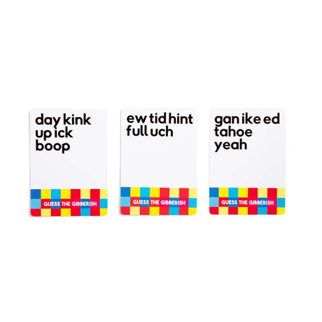 Guess The Gibberish Family Edition