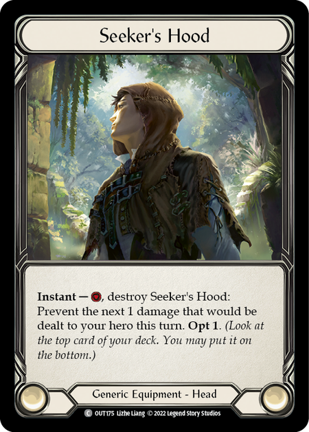 Seeker's Hood - Common - Outsiders (Cold Foil)