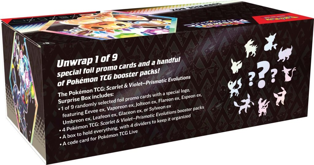 Pokémon TCG: Scarlet & Violet - Prismatic Evolutions Surprise Box