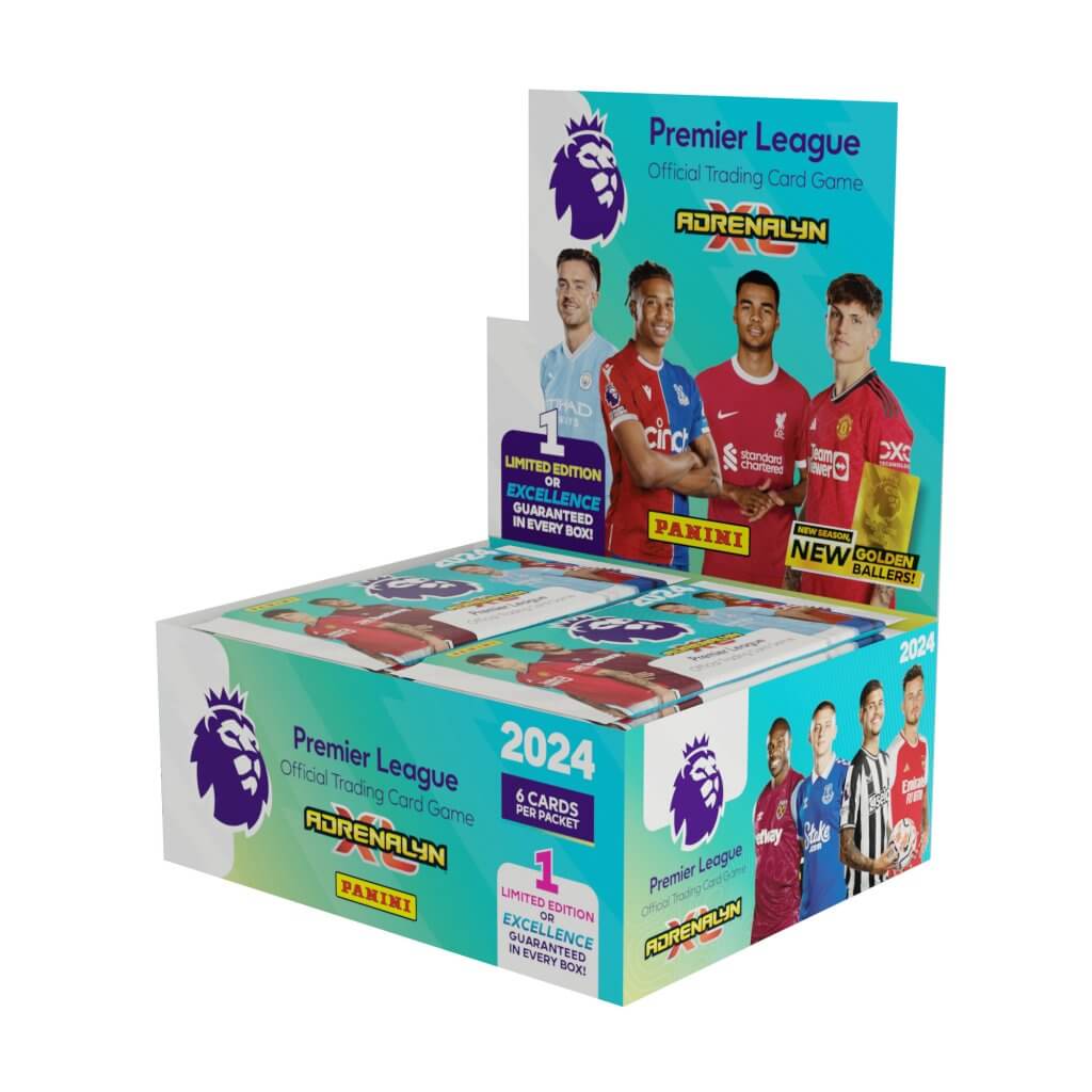 PANINI Adrenalyn 2023/2024 Pek Penggalak Kad Bola Sepak EPL 