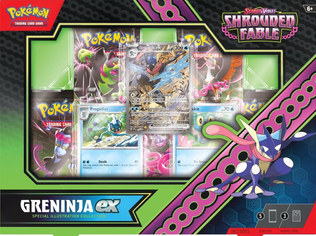 Pokémon TCG: Scarlet & Violet 6.5 Shrouded Fable Kingdra/Greninja ex Special Collection