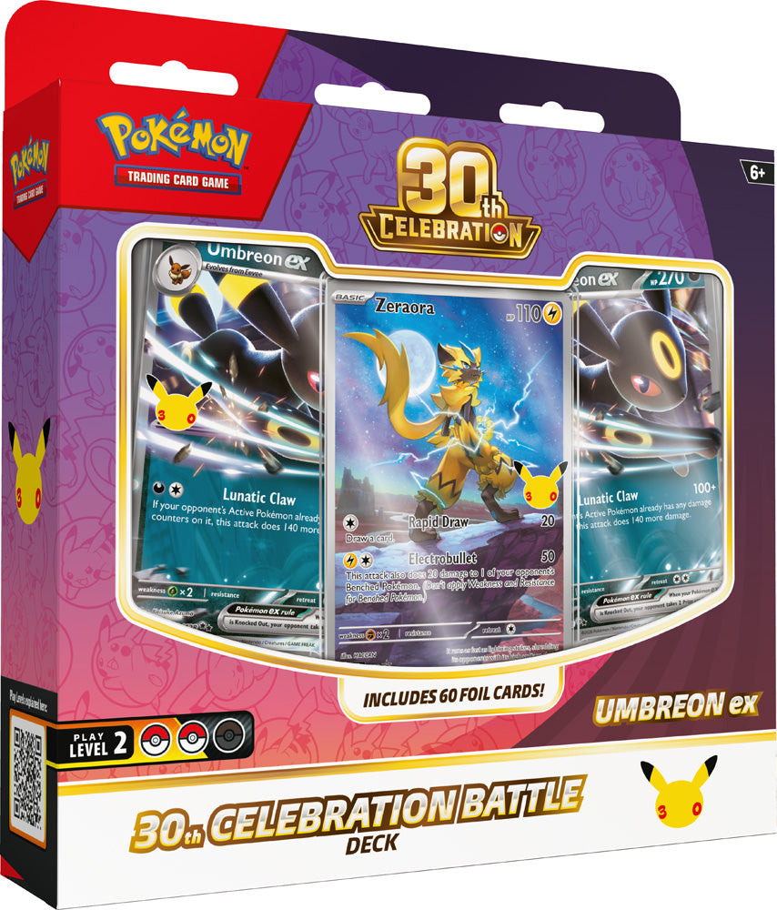 Pokémon TCG: 30th Celebration Battle Deck— Espeon ex / Umbreon ex
