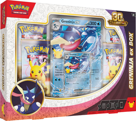 Pokémon TCG: 30th Celebration Sylveon ex Box / Greninja ex Box