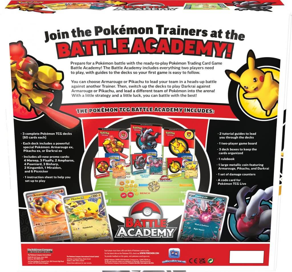 Pokémon TCG: Battle Academy Board Game 2024