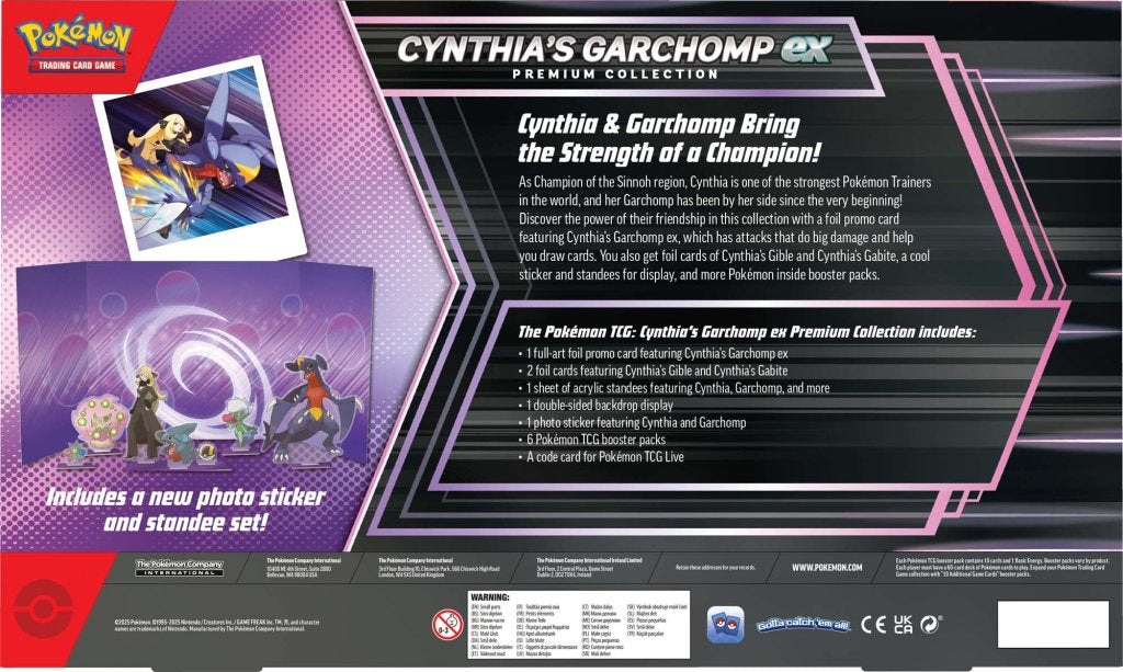 Pokémon TCG: Cynthia's Garchomp ex Premium Collection