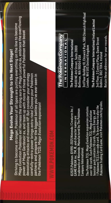 Pokémon TCG: Mega Evolution Booster Pack