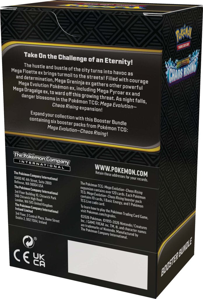 Pokémon TCG: Mega Evolution - Chaos Rising Booster Bundle