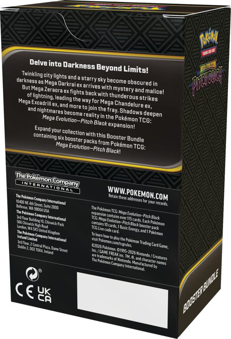 Pokémon TCG: Mega Evolution - Pitch Black Booster Bundle