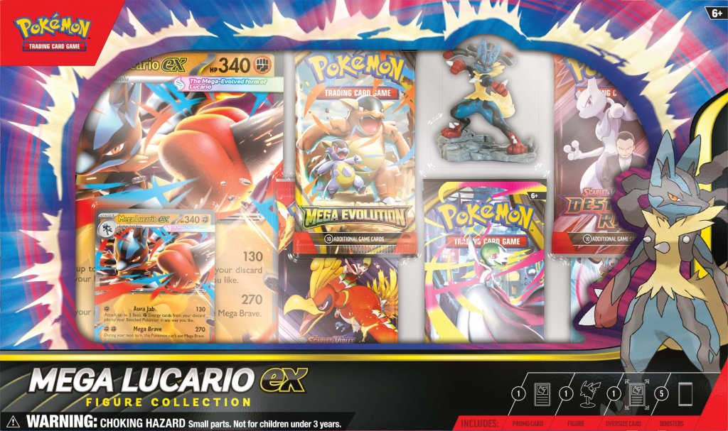 Pokémon TCG: Mega Lucario ex Figure Collection