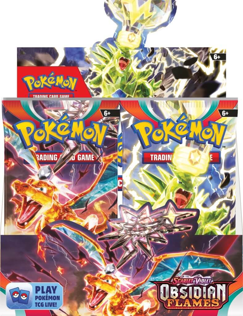 Pokémon TCG: Kotak Penggalak Api Obsidian Scarlet &amp; Violet 3
