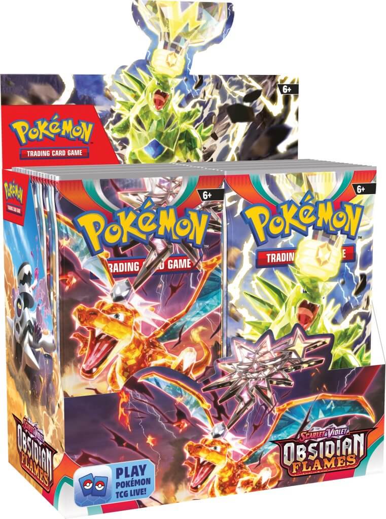 Pokémon TCG: Kotak Penggalak Api Obsidian Scarlet &amp; Violet 3