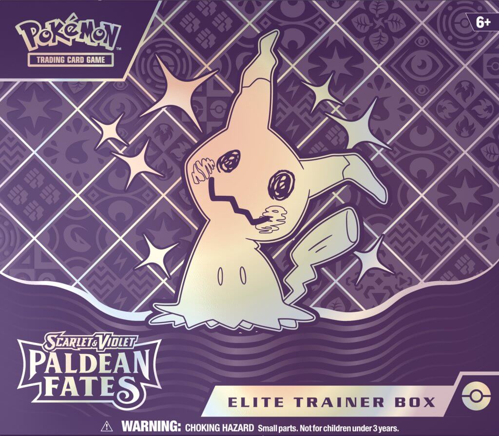 Pokémon TCG: Kotak Pelatih Elit Scarlet &amp; Violet 4.5 Paldean Fates