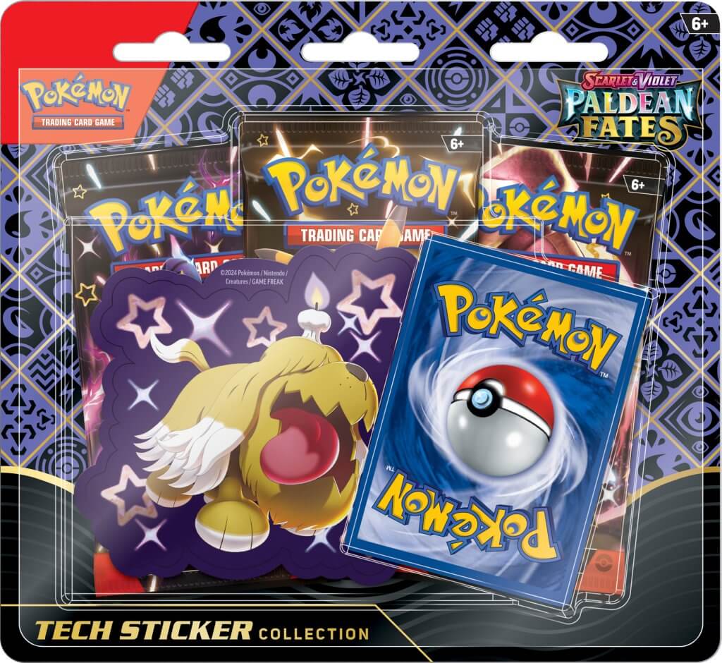 Pokémon TCG: Lepuh Pelekat Scarlet &amp; Violet 4.5 Paldean Fates Tech