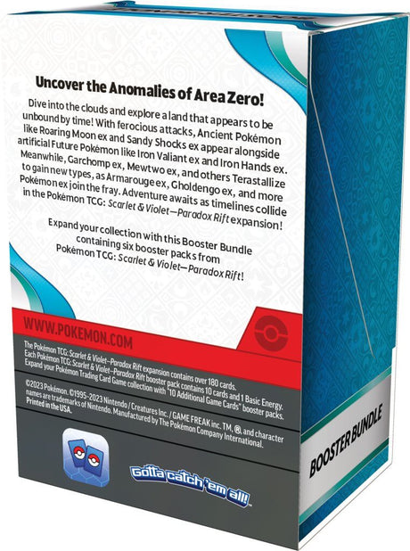 Pokémon TCG: Scarlet & Violet 4 Paradox Rift Booster Bundle
