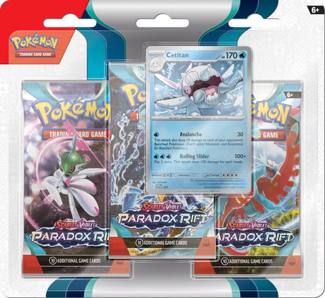 Pokémon TCG: Scarlet & Violet 4 Paradox Rift Three Booster Blister