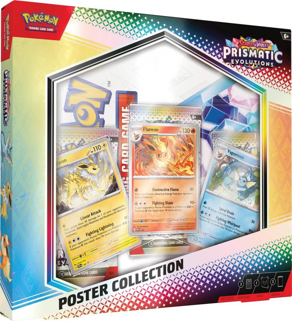 Pokémon TCG: Scarlet & Violet 8.5 Prismatic Evolutions Poster Collection