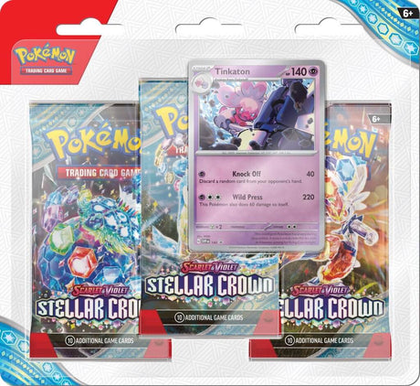 Pokémon TCG: Scarlet & Violet 7 Stellar Crown Three Booster Blister