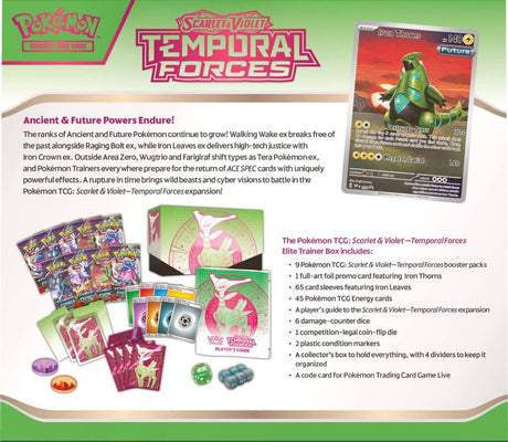 Pokémon TCG: Scarlet & Violet 5 Temporal Forces Elite Trainer Box