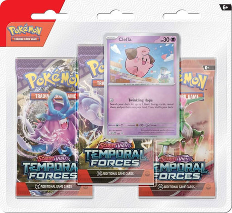 Pokémon TCG: Scarlet & Violet 5 Temporal Forces Three Booster Blister Pack