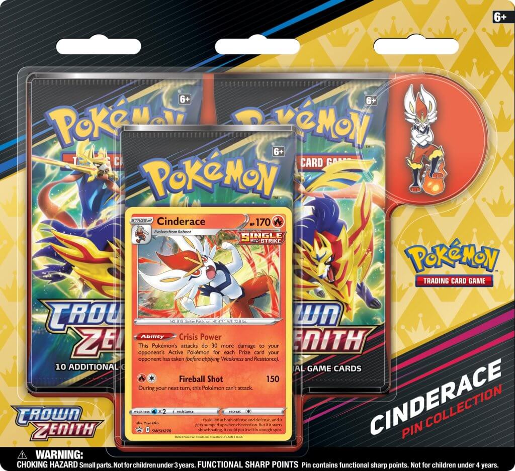 Pokémon TCG: Crown Zenith Pin Blister