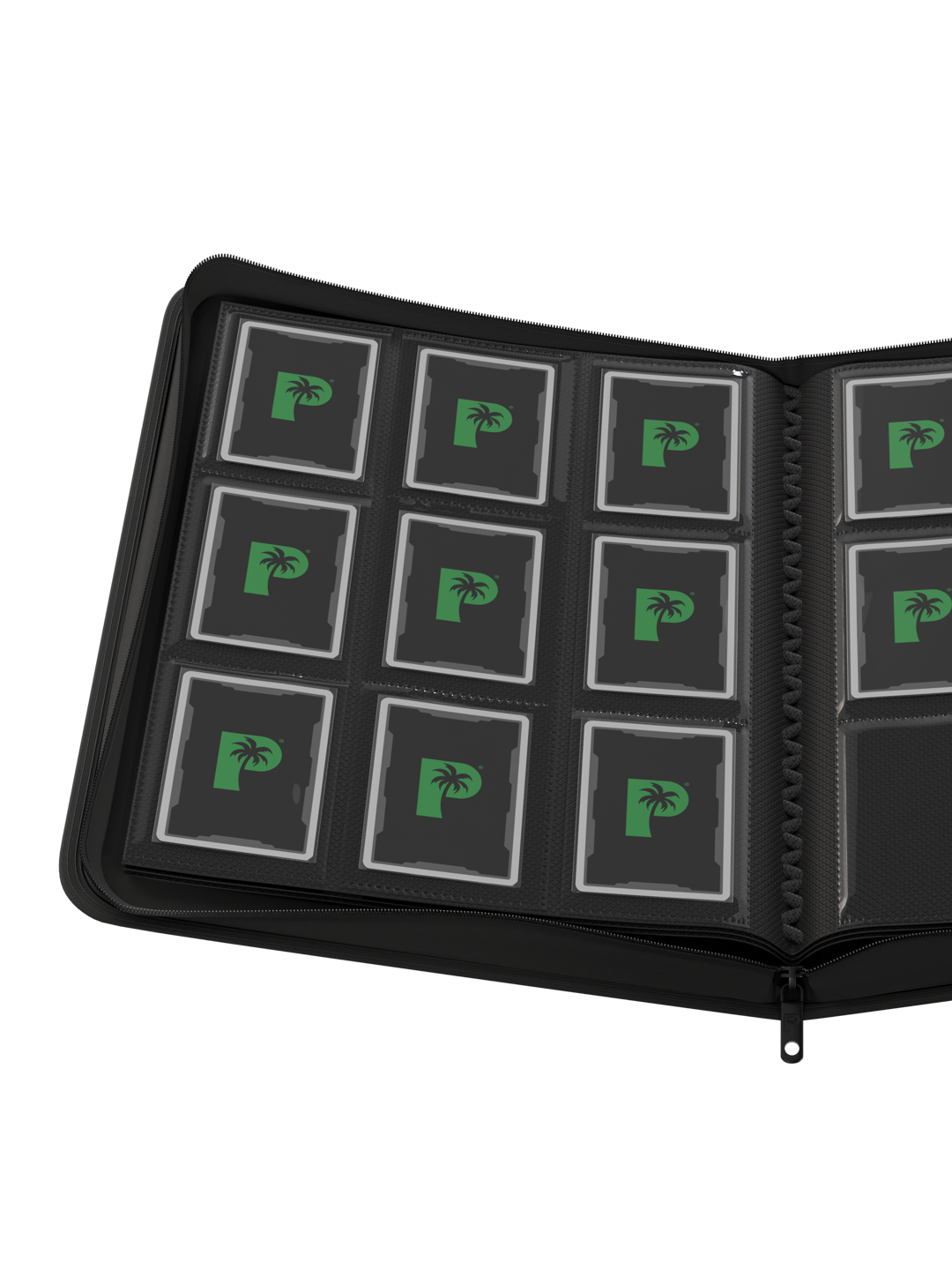 Stealth 9 Pocket Zip Binder - Black
