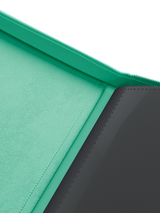 Stealth 9 Pocket Zip Binder - Turquoise