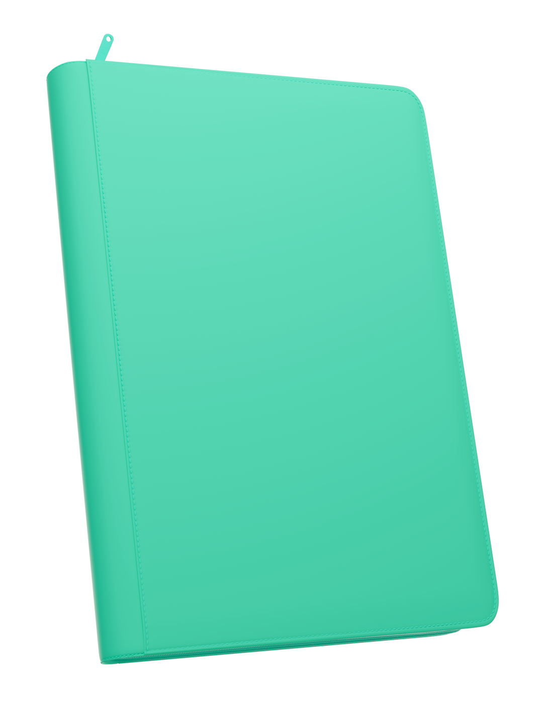 Stealth 9 Pocket Zip Binder - Turquoise
