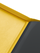 Stealth 9 Pocket Zip Binder - Yellow