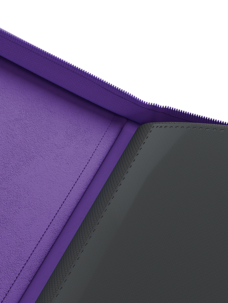 Stealth 12 Pocket Zip Binder - Purple