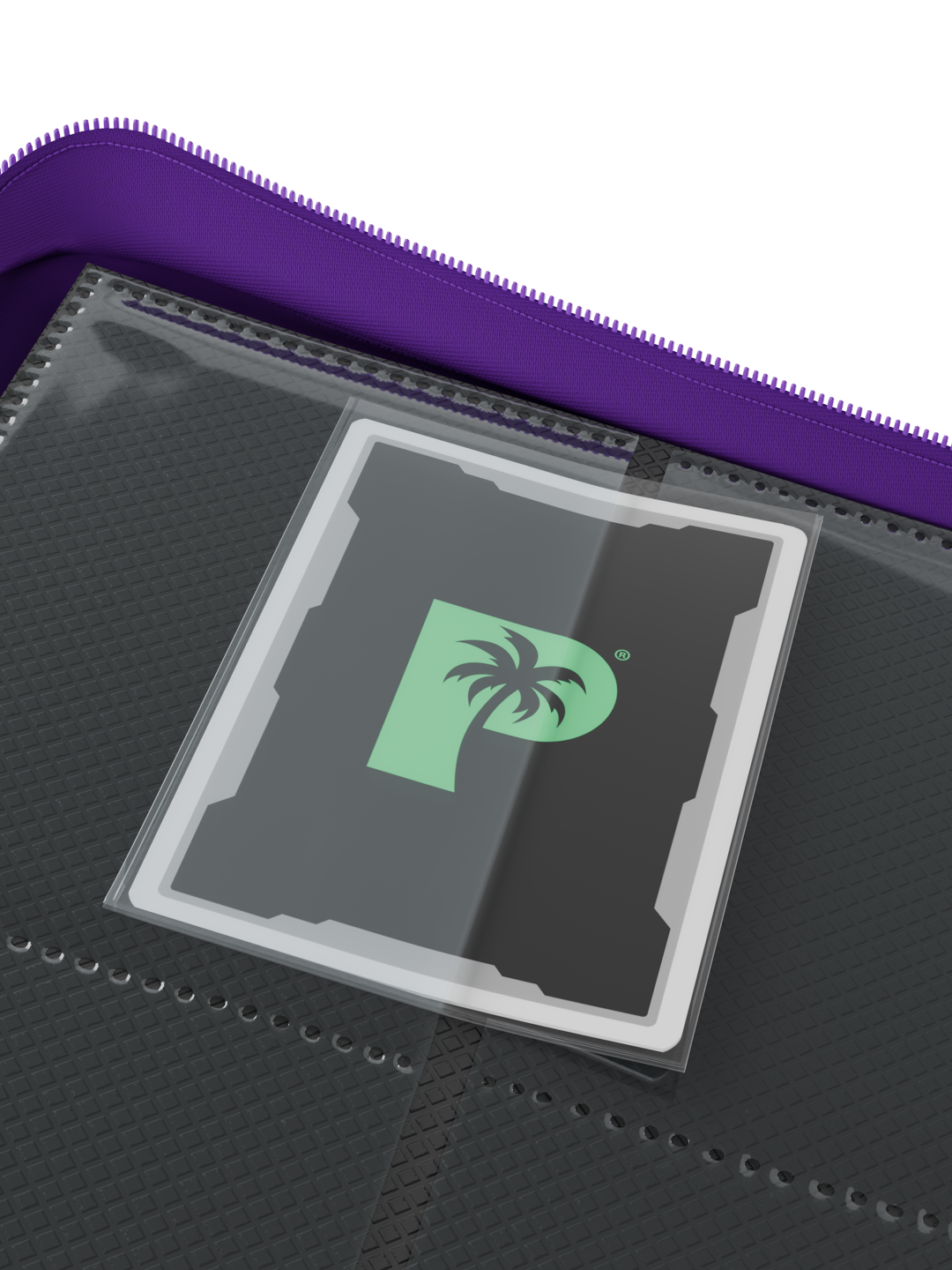 Stealth 12 Pocket Zip Binder - Purple