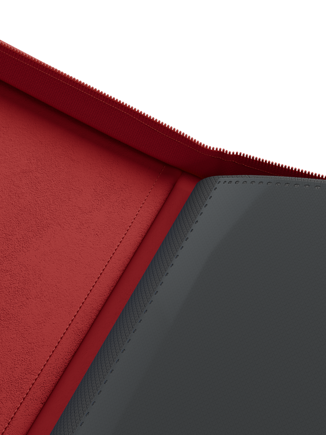 Stealth 12 Pocket Zip Binder - Red