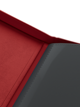 Stealth 12 Pocket Zip Binder - Red