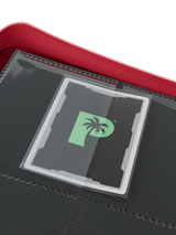 Stealth 12 Pocket Zip Binder - Red