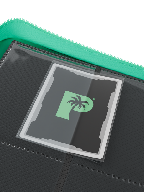 Stealth 12 Pocket Zip Binder - Turquoise