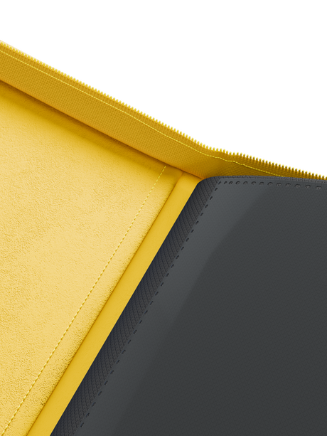 Stealth 12 Pocket Zip Binder - Yellow