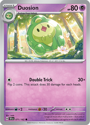 Duosion (071/162) - Scarlet & Violet: Temporal Forces (Reverse Holo)