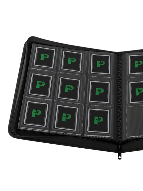 Collector's Series Top Loader Zip Binder - 9 Pocket - Black