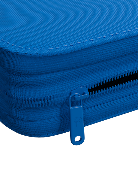 Collector's Series Top Loader Zip Binder - 9 Pocket - Blue
