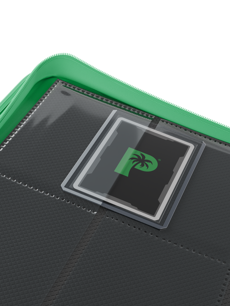 Collector's Series Top Loader Zip Binder - 9 Pocket - Green