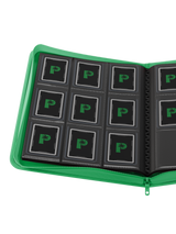 Collector's Series Top Loader Zip Binder - 9 Pocket - Green