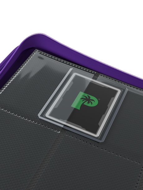 Collector's Series Top Loader Zip Binder - 9 Pocket - Purple