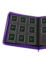 Collector's Series Top Loader Zip Binder - 9 Pocket - Purple