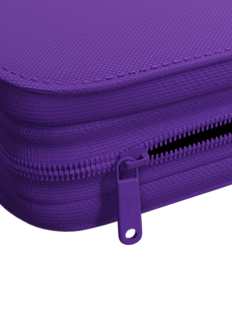Collector's Series Top Loader Zip Binder - 9 Pocket - Purple