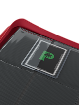 Collector's Series Top Loader Zip Binder - 9 Pocket -Red
