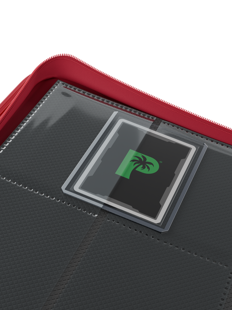 Collector's Series Top Loader Zip Binder - 9 Pocket -Red